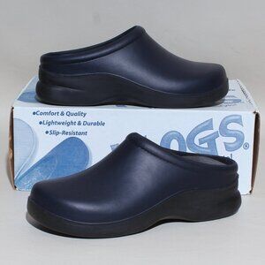 Womens Klogs Footwear Dusty Size 8 M Navy Blue Non Slip Work Shoes Slip On Clogs